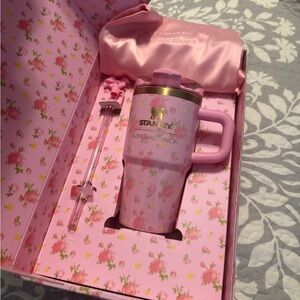 Stanley x LoveShackFancy 20 oz. Ibiza Pink Floral Tumbler